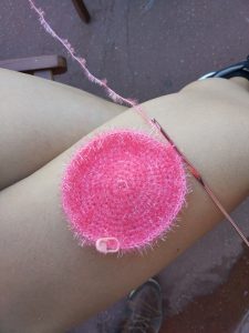 Eponge en crochet